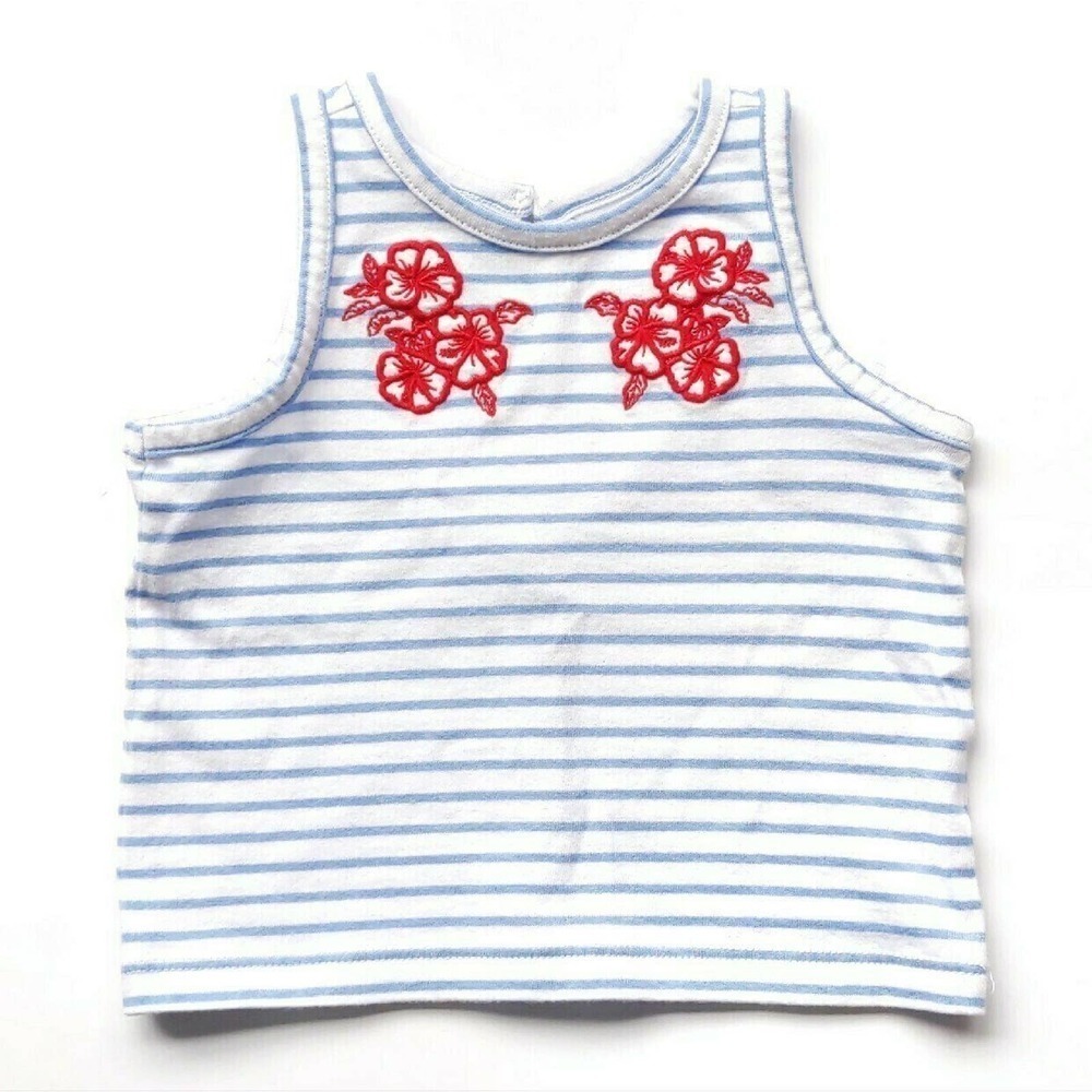 Janie Jack Embroidered Top 12m